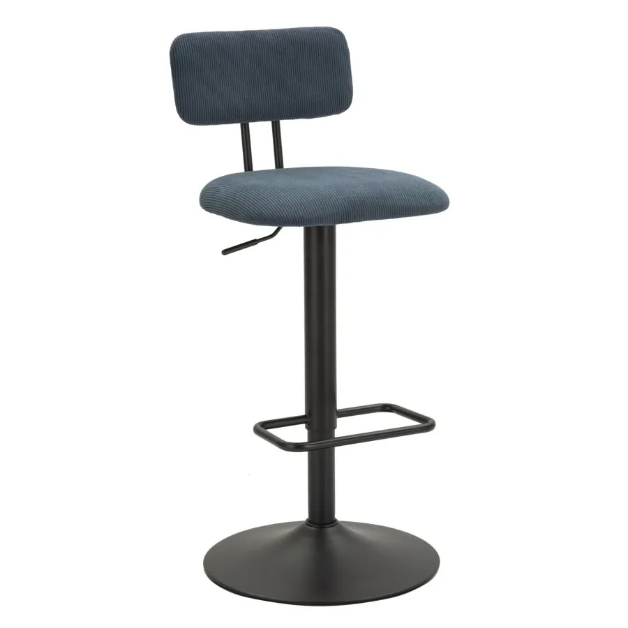 Hoker Barowy LIGHT NAVY 41x47,5x85-106,5 cm (siedzenie 61-83 cm) ZESTAW 2 SZT